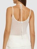 Layered knit halter tank top