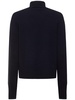 Cropped cashmere turtleneck sweater