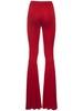 Peggy maxi flared jersey pants