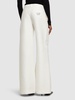 Cotton duchesse wide pants