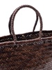 Triple Jump Big bamboo leather bag
