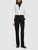 Jesse wool & silk straight pants