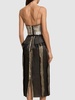 Silk midi dress