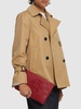 Lili pebbled leather pouch