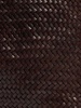 Grace Small woven leather basket bag