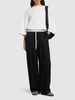 Pleated baggy pants