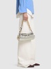 Cindy metallic crinkled cylinder bag
