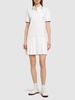 Cotton jersey polo mini dress