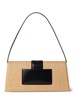 Le Bambino Long raffia effect bag