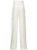 Jagger logo jacquard satin wide pants