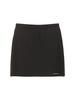 Cotton mini skirt w/ elasticated band