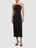 La Robe Carino satin midi dress
