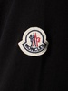 Striped trim cotton piquet polo shirt