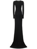 Jesse cotton jersey l/s long dress