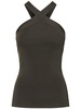 Brea viscose blend knit top