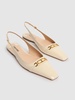 5mm Patent leather slingbacks