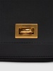 Small Bel Air leather clutch w/ strap