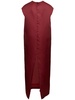 Lohan silk satin long dress