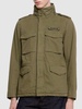 Unlined cotton gabardine filed jacket