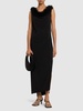 Boa jersey midi dress