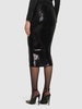 Sequined high rise midi skirt