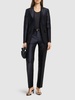 Mikado single breast blazer