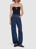 Lucille strapless stretch jersey top