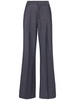 Wool suiting wide pants