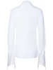 Linsey open front poplin shirt