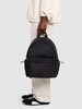 Padded nylon canvas backpack