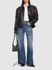 2022 wide leg high waist denim jeans