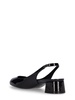 35mm Vivienne patent leather slingbacks