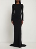 Jesse cotton jersey l/s long dress