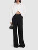 Asymmetrical poplin shirt