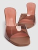70mm Lupita Glass PVC mules