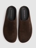 Babouche suede mules