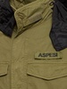 Unlined cotton gabardine filed jacket