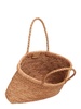 Mini Flat Gora leather basket bag