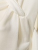 Shiny viscose top w/ knot