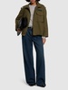 Stretch cotton canvas jacket