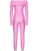 Kendall shiny stretch lycra jumpsuit