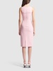Sleeveless satin bustier mini dress