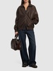 Letty Zenit leather bomber jacket