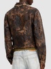 Oraia monogram distressed denim jacket