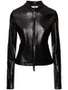 City vinyl jacket w/ zip