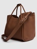 Large Marin drummed leather bag