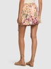 Luna printed viscose mini wrap skirt