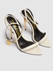 105mm Padlock leather sandals