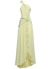 Silk organza dress w/ruffles