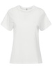 Curved seam cotton t-shirt